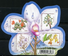 Nouvelle Calédonie 2013 - Fleurs Orchidées - NEUF - No F1195 - Cote 10,00 - Blocs-feuillets