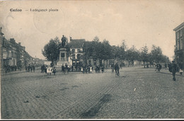 EEKLO   LEDEGANCK PLAATS    VEEL VOLK     2 SCANS - Eeklo