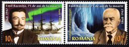 Romania - 2022 - Emil Racovita, Romanian Biospeleologist - 75 Years Since Death - Mint Stamp Set - Unused Stamps