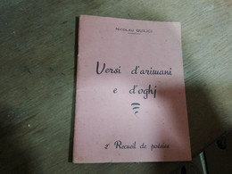 71 // RECUEIL DE POESIES / VERSI D'ARIWANI E D'OGHJ / NICOLAU QUILICI 26 PAGES - Poesia
