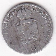 Lombardo-Veneto. 1/4 Lira 1824 V Venezia, Francesco I, En Argent - Lombardije-Venetië