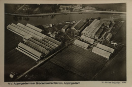 Appingedam (Grn.) KLM Luchtfoto // Bronsmotorenfabriek 19?? - Appingedam