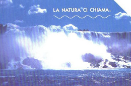 Italy:Used Phonecard, Telecom Italia, 5 EUR, Niagara Waterfall, 2004 - Pubbliche Tematiche