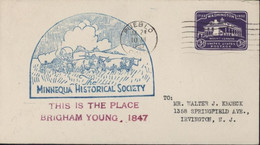 Enveloppe Illustrée The Minnequa Historical Society Entier Washington Mount Vernon CAD Pueblo Colo 24 JUL 1933 - 1921-40