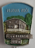 Nanos, Vojkova Koca Na Nanosu Slovenia Alpinism, MOUNTAINEERING CLIMBING PIN  C/1 - Alpinisme, Beklimming