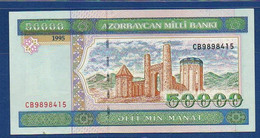 AZERBAIJAN - P.22 - 50000 50.000 MANAT 1995 XF/AU, Serie CB9898415 - Azerbaigian