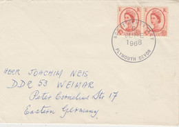 United Kingdom Cover Ca Scott Centenary Plymouth Devon 6 JUNE 1968 (TA197) - Polar Explorers & Famous People