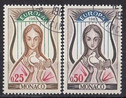 MONACO 742-743,used - Gebruikt