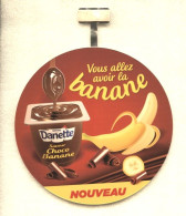 RARE - Ile De LA REUNION - Nouveau : Balise De Produit / DANONE - Danette Choco Banane - Posters