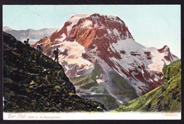 1909 Stempel MITLÖDI Auf AK: Bergsteiger Beim Tödi - Mitlödi
