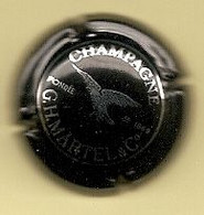 Plaque - Capsule De Muselet - Champagne G. H. Martel & C° - Fondée En1869 [argent Sur Noir - Aigle] - Martel GH