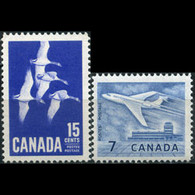 CANADA 1964 - Scott# 414-5 Jet And Geese Set Of 2 MNH - Unused Stamps