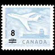 CANADA 1964 - Scott# 430 Airport Surch. Set Of 1 MNH - Unused Stamps