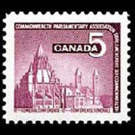 CANADA 1966 - Scott# 450 Parl.Library Set Of 1 MNH - Unused Stamps