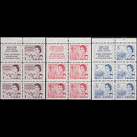 CANADA 1967 - Scott# 454a/58a Queen BP LH Gum Fault - Unused Stamps