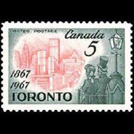 CANADA 1967 - Scott# 475 Toronto Cent. Set Of 1 MNH - Unused Stamps