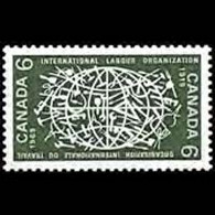 CANADA 1969 - Scott# 493 ILO 50th. Set Of 1 MNH - Unused Stamps