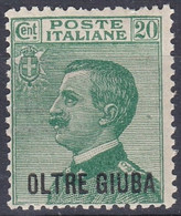 Italie - Oltre Guiba N° 16 Roi Victor Emmanuel II D'Italie Surchargé OLTRE GIUBA  (H33) - Oltre Giuba