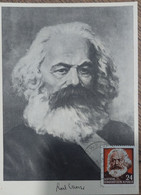 Personnalité - Carte Maximum - MaxCard - Karl Max - Karl Marx