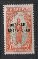 OUBANGUI - 1915-18 - N°Yv. 9 - Bakalois 30c - Neuf Luxe ** / MNH / Postfrisch - Neufs