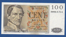 BELGIUM - P.129a - 100 Francs 15.01.1953 AUNC, Serie 3086.R.714 - 100 Frank