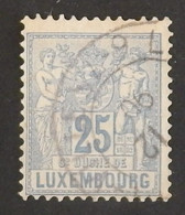 LUXEMBOURG YT 54 OBLITERE "ALLEGORIE" ANNÉES 1882/1891 - 1882 Allegory