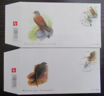 FDC 3608/09 'Buzin: Gierzwaluw En Torenvalk' - 1985-.. Vogels (Buzin)