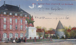 AK Metz - Denkmal Kaiser Friedrich III Und Reichsbank - Feldpost Ers. Batl. Res. Inf. Regt. 5 - 1916 (63204) - Lothringen