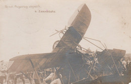 ZONNEBEKE   Ww1  Foto Kaart  Avion Accident - Zonnebeke