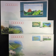 China FDC/2022-10 Lake Donting 3v MNH - 2020-…