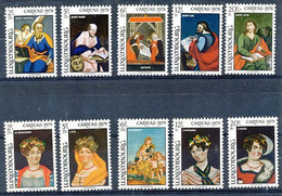 TIMBRE STAMP ZEGEL LUXEMBOURG 2 X CARITAS 926-930 ET 948-952  XX - Andere & Zonder Classificatie