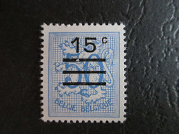 Nr 1446 - Cijfer Op Heraldieke Leeuw Met Opdruk - Luppi/Varibel V6 Bovenste Lijn Van Opdruk Gebroken - MNH** - Andere & Zonder Classificatie