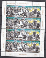 Hungary 1996 Mi#4368-4370 Mint Never Hinged Kleinbogen - Ongebruikt