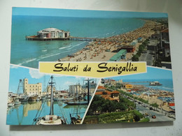 Cartolina Viaggiata  "Saluti Da SENIGALLIA" Vedutine 1984 - Senigallia