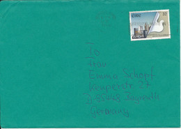 Ireland Cover Sent To Denmark 13-4-1995 Single Franked  EUROPA CEPT - Brieven En Documenten