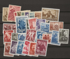 1949 MNH Bulgaria, Year Complete According To Michel - Años Completos