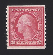 US #492 1916-22 Carmine Type III Unwmk Perf 10 Vert MNH F-VF Scv $19 - Nuevos