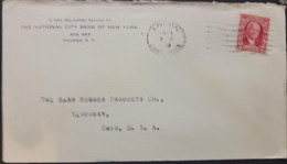 SB) CANAL ZONE, MAJ. GENERAL GEORGE WASHINGTON GOETHALS, ANCON, FROM NATIONAL CITY BANK OF NEW YORK, CIRCULATED TO USA - Zona Del Canal