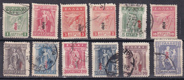 Grèce   1917    Lot - Usati