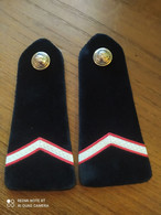 PAIRE D'EPAULETTES SERGENT , SAPEURS POMPIERS - Feuerwehr