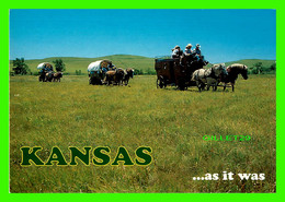 KANSAS, KS - AS IT WAS - 1991 PHOTO BY JOHN AVERY - FLINT HILLS OVERLAND WAGON TRIPS - - Kansas City – Kansas