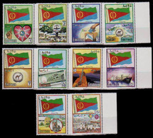 (059) Eritrea  Independence / Flags / Drapeaux / Flaggen / 2000 / Read Text ** / Mnh  Michel  240-249 - Erythrée