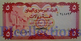 YEMEN ARAB REPUBLIC 5 RIALS 1973 PICK 12a UNC - Jemen