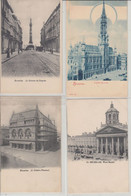 BRUSSELS BRUXELLES BELGIUM 222 Vintage Postcards Mostly Pre-1920 (L5915) - Verzamelingen & Kavels