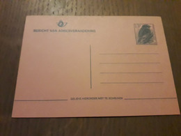 13 Fr Huismus Briefkaart Buzin NL - Adreswijziging