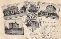 Gruss Aus Hochspeyer - Bahnhof, Gasthaus Z. Storchen - Enkenbach-Alsenborn