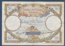 50 Francs  L O Merson  Du  31 - 5 - 1934 - 50 F 1927-1934 ''Luc Olivier Merson''
