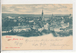 AK NÖ Horn - Gruss Aus .. Panorma 1899 - Horn