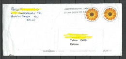 USA 2023 Cover To ESTONIA O Greensboro - Storia Postale