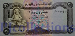 YEMEN ARAB REPUBLIC 20 RIALS 1995 PICK 25 UNC - Yémen